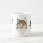 Drei Wolf-Tasse Kaffeetasse (Mittel)