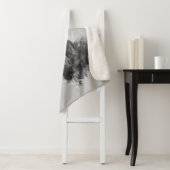 Drei Wölfe heulen an der Mondgrafik Sherpadecke (Beispiel)