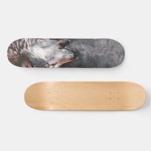 Drei Wölfe Skateboard (Horizontal)