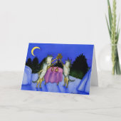 Drei Wolfen im Schnee Karte (Vorderseite)