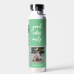 Drei Wörter Collage EDITABLE FARBFLasche Trinkflasche<br><div class="desc">Besuchen Sie unseren Shop unter www.berryberrysweet.com für stilvolle und moderne Schreibwaren und personalisierte Geschenke.</div>