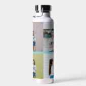 Drei Wörter Collage EDITABLE FARBFLasche Trinkflasche (Rechts)