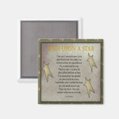 Drei Wünsche Magnet (Vorderseite/Rückseite)