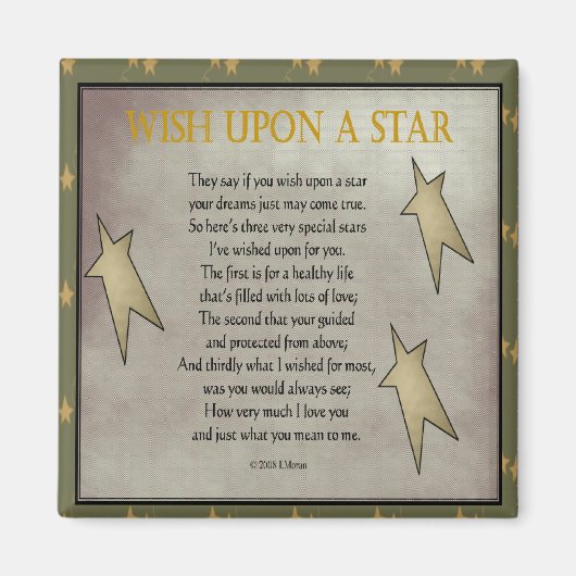 Drei Wünsche Magnet (Vorne)