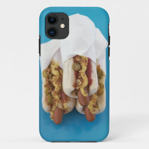Drei Würstchen in den Brötchen Case-Mate iPhone Hülle