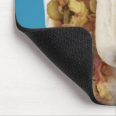 Drei Würstchen in den Brötchen Mousepad (Ecke)