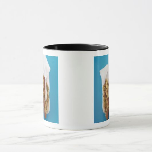 Drei Würstchen in den Brötchen Tasse (Zentrum)