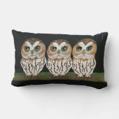 Drei wütende Eule Kissen (Rückseite)