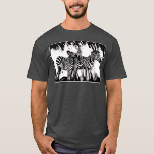 Drei Zebras beim Malen T-Shirt