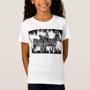 Drei Zebras beim Malen T-Shirt