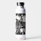 Drei Zebras beim Malen Trinkflasche (Links)