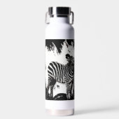 Drei Zebras beim Malen Trinkflasche (Vorne)