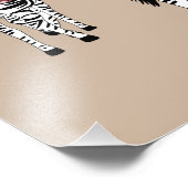 Drei Zebras  Fotodruck (Ecke)