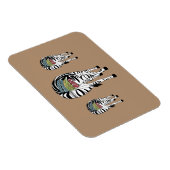 Drei Zebras Magnet (Rechte Seite)