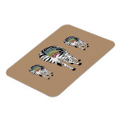 Drei Zebras Magnet (Linke Seite)