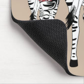 Drei Zebras Mousepad (Ecke)