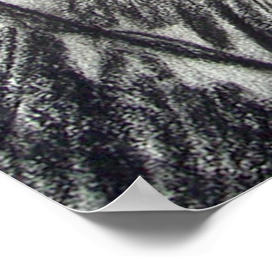 Drei Zeichnend Gesichter der Metallkrankheit Poster (Ecke)