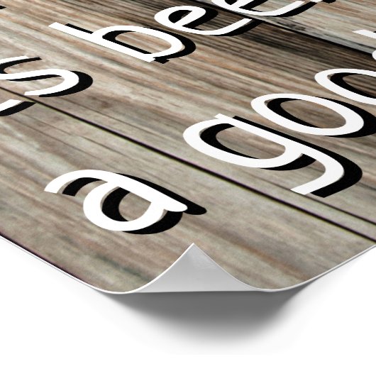 Drei Ziegen Portrait - Niedlich riechen wie eine Z Poster (Ecke)