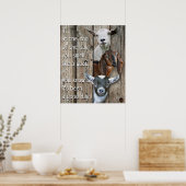 Drei Ziegen Portrait - Niedlich riechen wie eine Z Poster (Küche)