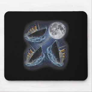 Drei Zimmer Titanic Mond 3 Heulender Mond Lustiger Mousepad