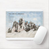 Drei Zinnen Mousepad (Mit Mouse)