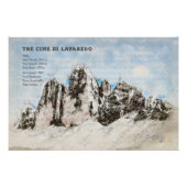 Drei Zinnen Poster (Vorderseite)