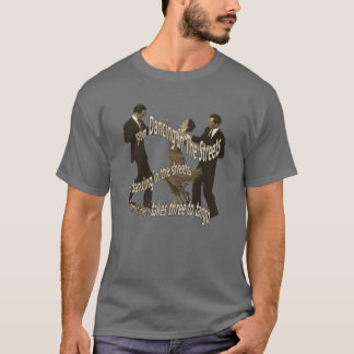 Drei zu Tango Dancing Retro Drohes T-Shirt