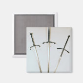 Drei zweihändige Schwerter, 1570 Magnet (Vorderseite/Rückseite)