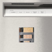 Drei Zylinder-Siegel mit Eindrücken, Magnet (In Situ (Geschirrspüler))