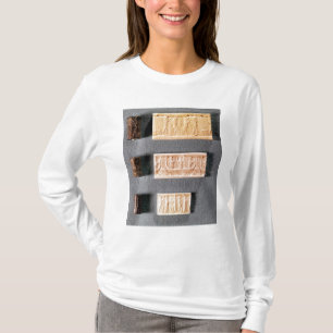 Drei Zylinder-Siegel mit Eindrücken, T-Shirt