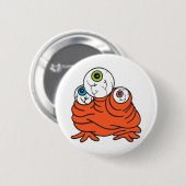 Dreiaugen-Monster Button (Vorne & Hinten)