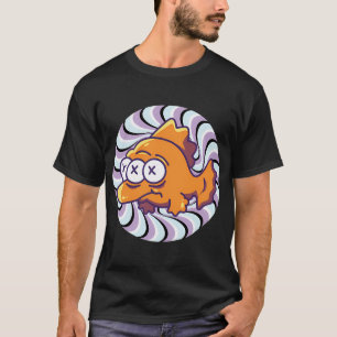 Dreiaugiger Fisch kinetisch T-Shirt