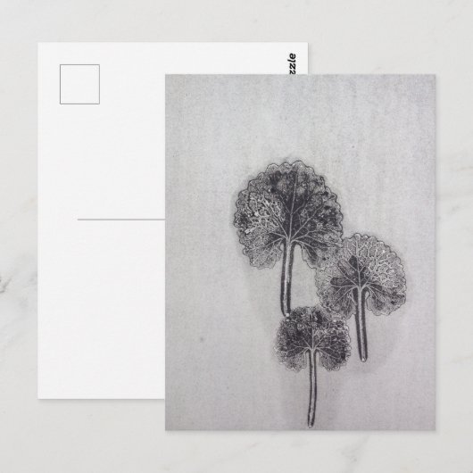 Dreiblatt Postkarte (Vorne/Hinten)