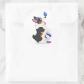 Dreidel-Aufkleber Runder Aufkleber (Tasche)