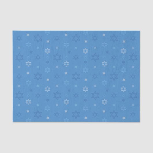 Dreidel Ausschnitt-Sterne Seidenpapier (Vorderseite)