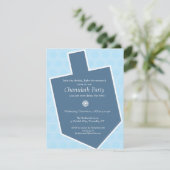 Dreidel Chanukah Party Einladung (Stehend Vorderseite)