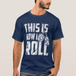 Dreidel Chanukka Chanukah Shirt-lustiges jüdisches T-Shirt<br><div class="desc">Dieses ist, wie ich rolle - fantastisches Shirt für israelisches jüdisches, das Chanukka mit einem Lächeln feiert</div>