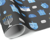 Dreidel Cutout Goodies Geschenkpapier (Rolleneckpunkt)