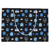 Dreidel Cutout Goodies Große Geschenktüte (Rückseite)