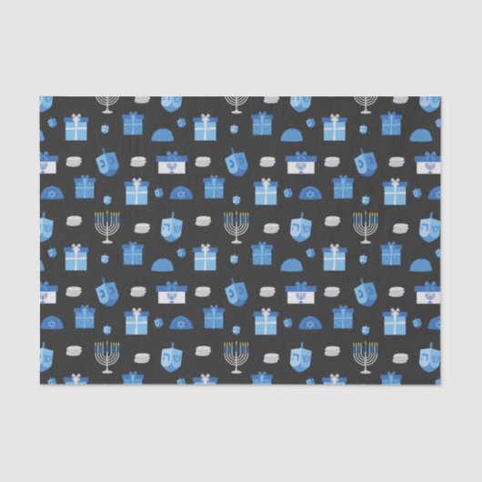 Dreidel Cutout Goodies Seidenpapier (Vorderseite)