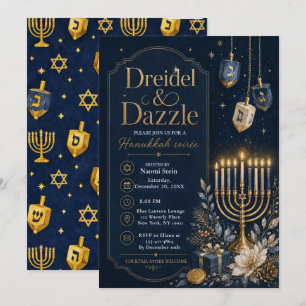 Dreidel & Dazzle Chanukka-Soirée Einladung