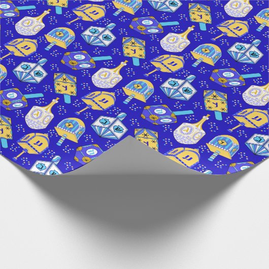 Dreidel, Dreidel Geschenkpapier (Ecke)