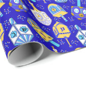 Dreidel, Dreidel Geschenkpapier (Rolleneckpunkt)