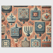 Dreidel Dreidel Geschenkpapier (Flach)