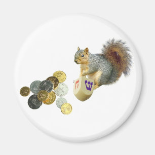 Dreidel Eichhörnchen-Magnet Magnet