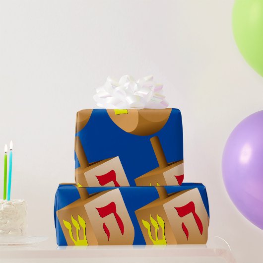 Dreidel Geschenkpapier