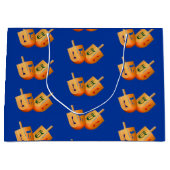 Dreidel Hannukah Holiday Große Geschenktüte (Vorderseite)