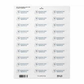 Dreidel Hanukkah Address Labels d10 (Vorne)