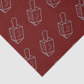 Dreidel Hanukkah Glitzer Seidenpapier (Ausschnitt)