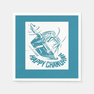 Dreidel Hanukkah Serviette